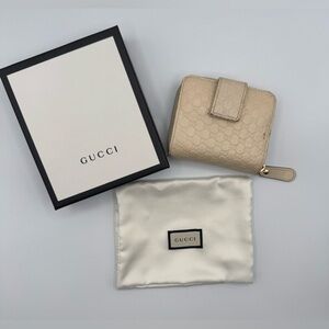 Micro GG Guccissima Bilfold Wallet | Overall Good Condition
